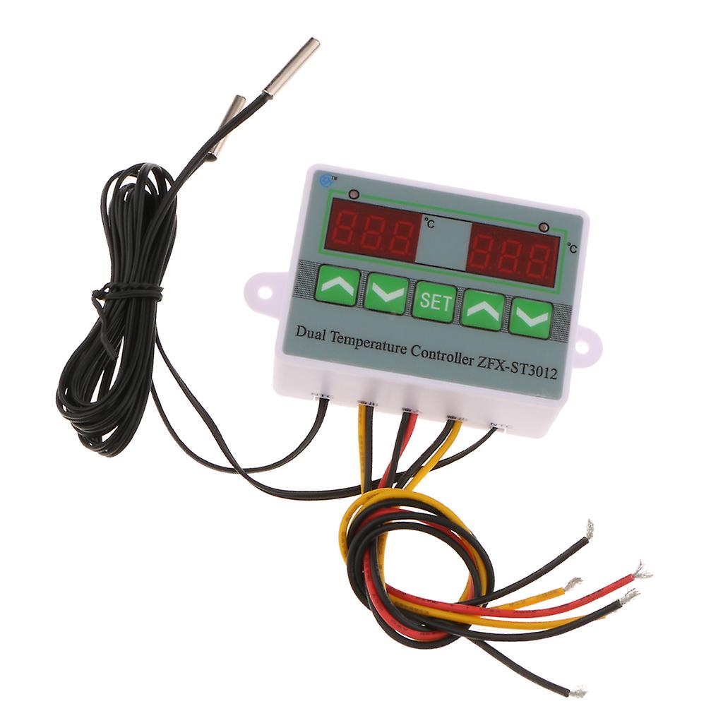 ZFX-ST3012 Microcomputer Intelligent Dual Digital Temperature Controller 12V