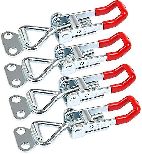 Metal Toggle Latch, 4pcs GH-4001 Adjustable Joiner Toggle Latches, Clamp Latch for Cabinet, Door