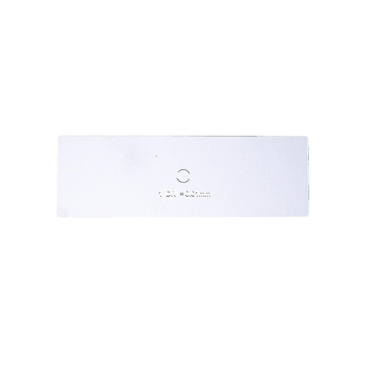 0.01mm Stage Micrometer Microscope Camera Calibration Slide Microscope Accessories