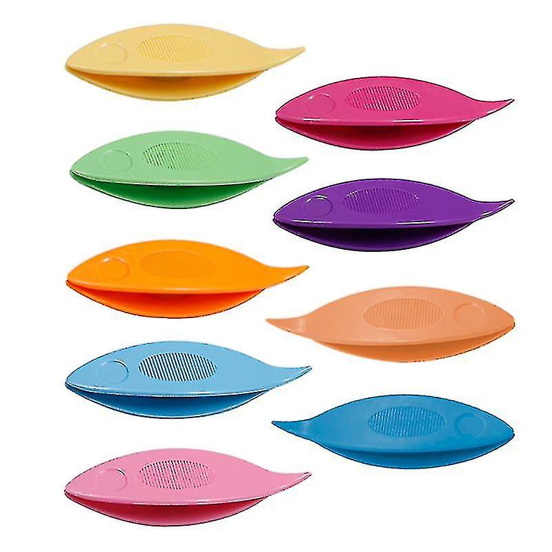 9 Pcs Durable Practical Tatting Shuttle Kit Tatting Shuttles With Comfortable Grip For Sewing Patterns(mixed Colors)