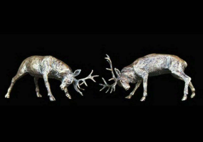 Rutting Stags Sculptures & Statues