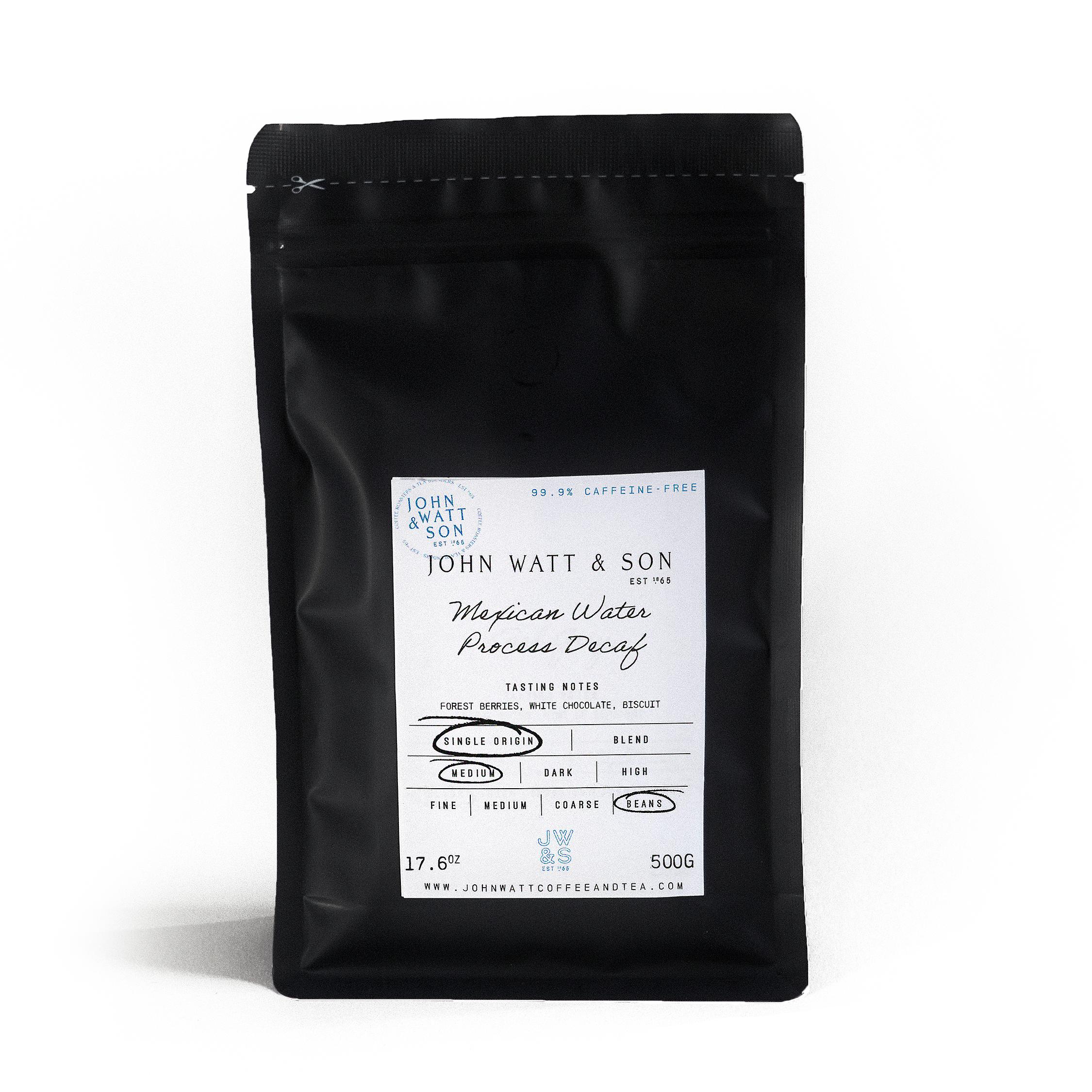 Mexican Water Process Decaffeinated Coffee - Bean - 500g