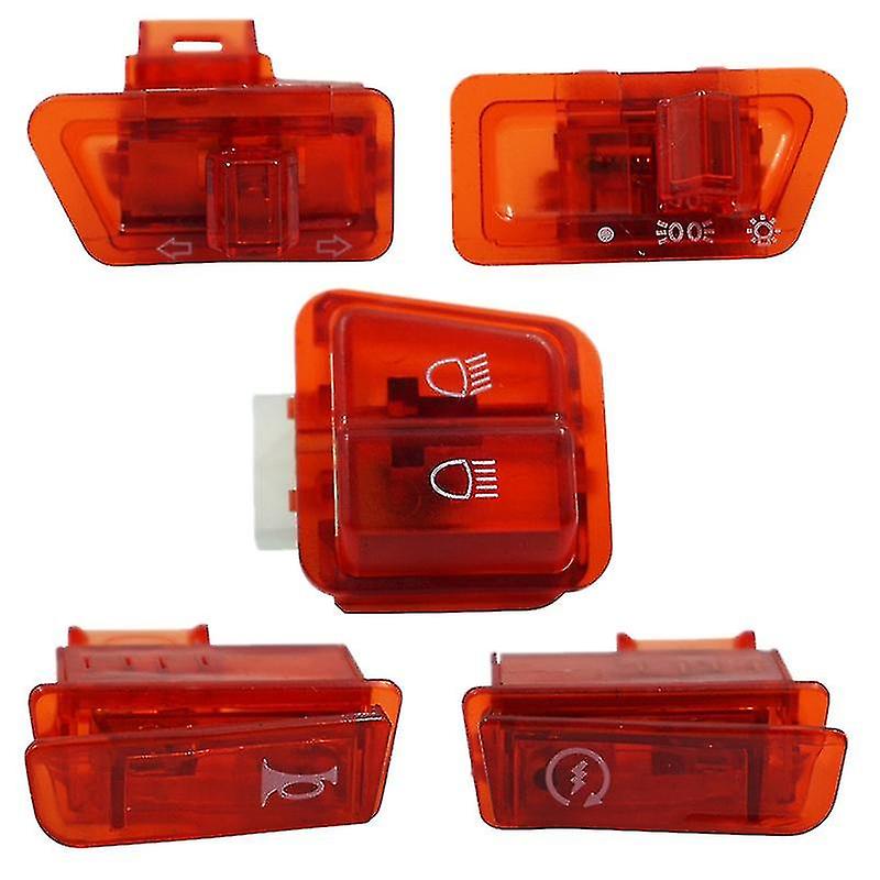 Motorcycle Turn Signal Switch Far And Near Light Horn Button For Scooter Gy6 50cc 125cc 150cc Af17-y