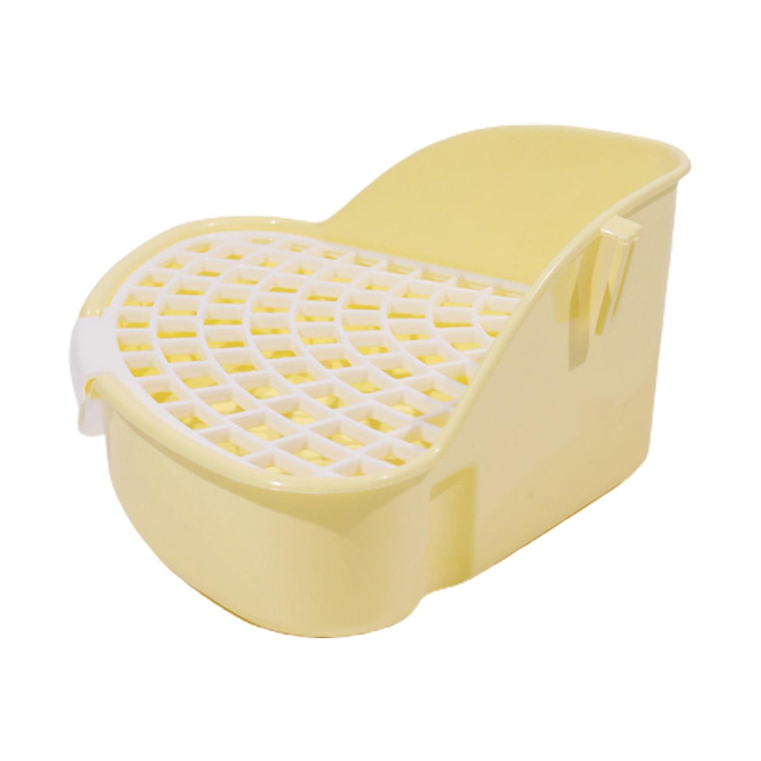 Hamster Bathroom Detachable Heightening Fence Fan-shaped Pet Poop Box Rabbit Guinea Pig Toilet