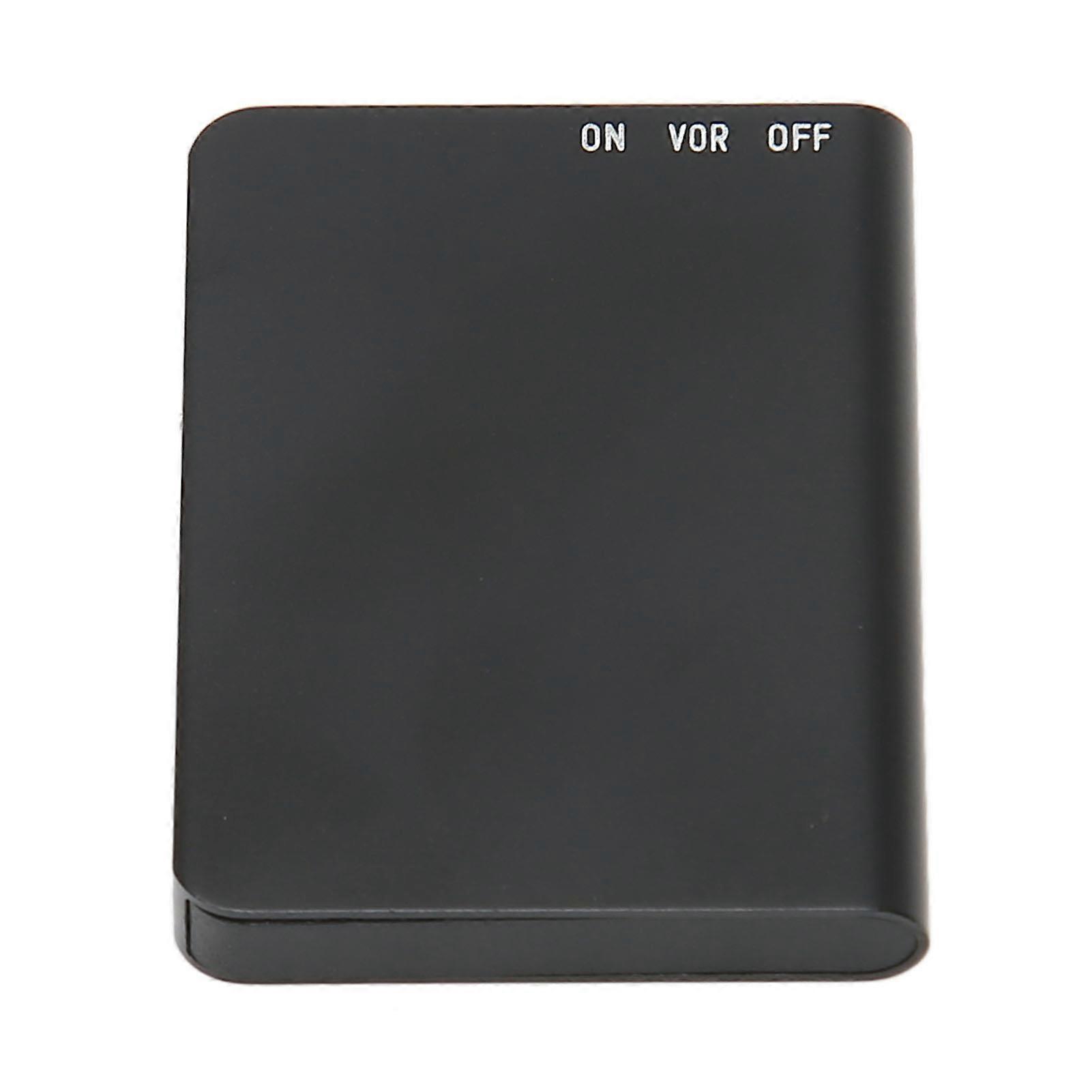 Voice Activated Recorder Intelligent Noise Reduction U Disk MP3 Player Digital Voice Recorder for Lectures Interview Neutral English Black 32GB