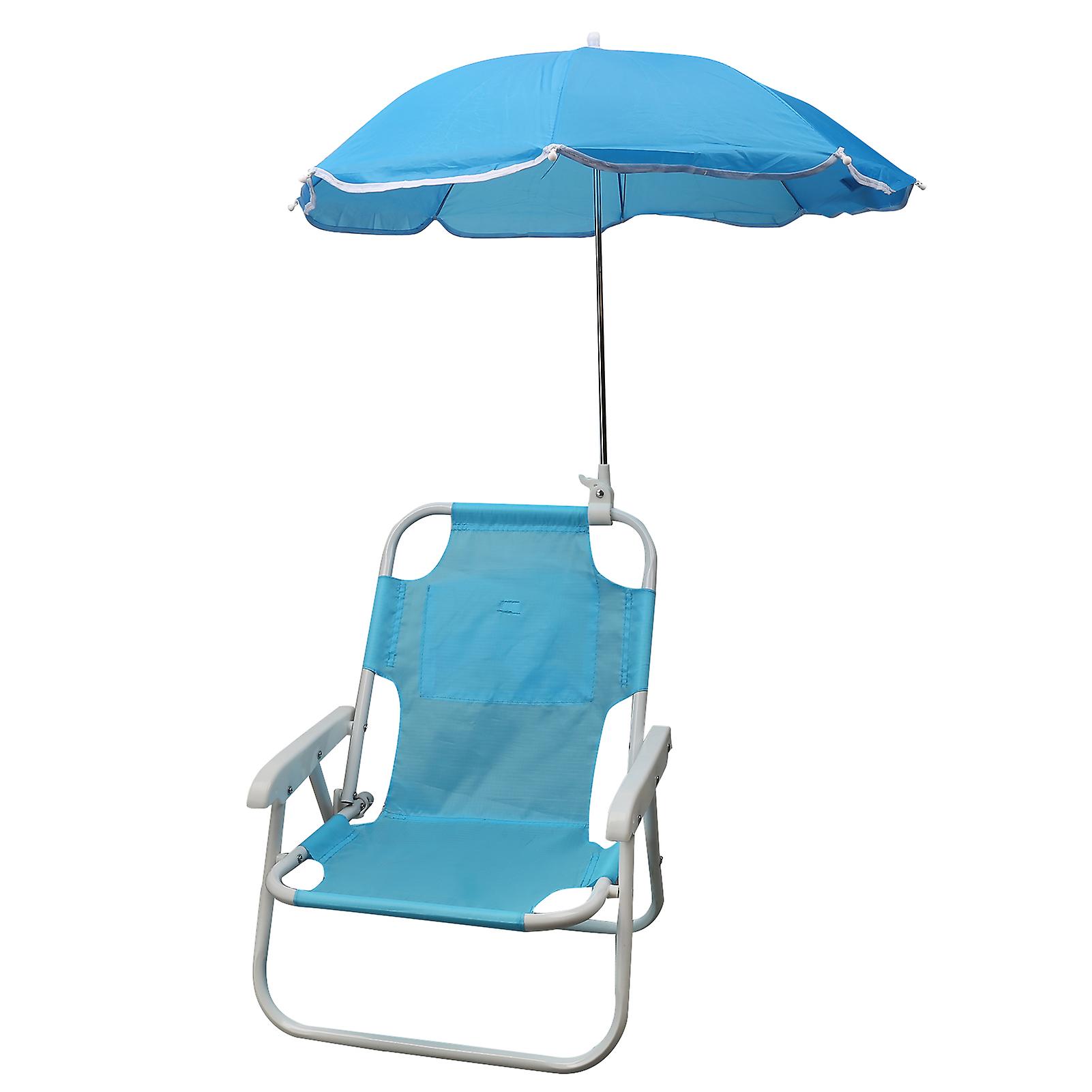 Chaises de plage et parasols Plage extérieure pliante Chaises longues portables multifonctionnelles pour enfants