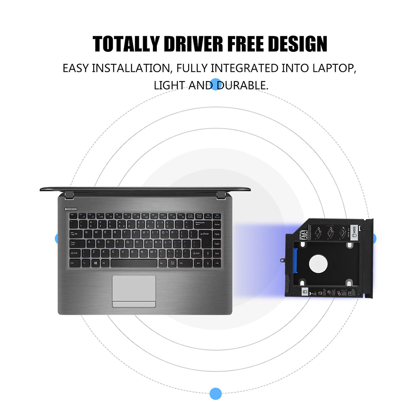 Laptop Internal Enclosure SATA3.0 HDD Hard Disk Drive CD-ROM Bracket for Acer