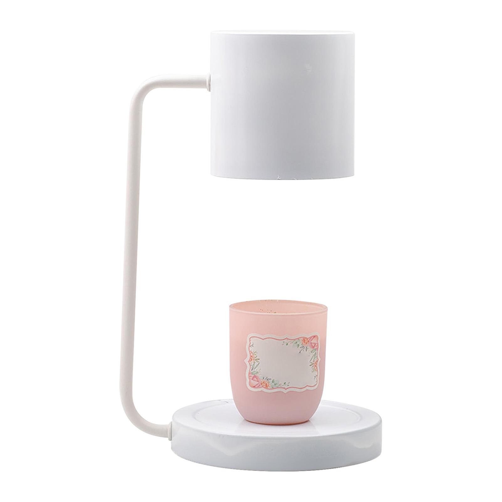 White Aromatherapy Wax Warmer with Timer & Dimmable Light for Bedrooms