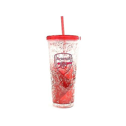 Arsenal FC Crest 600ml frysekop med halm