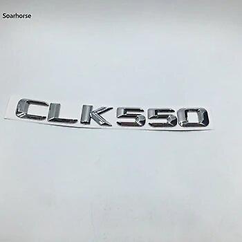 For W209 Amg CLK Class CLK55 CLK63 CLK200 CLK220 CLK230 CLK550 Emblems Tail Logo Chrome Stickers~5554