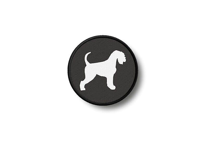 Patch badge ecusson prints thermocollant dog schnauzer