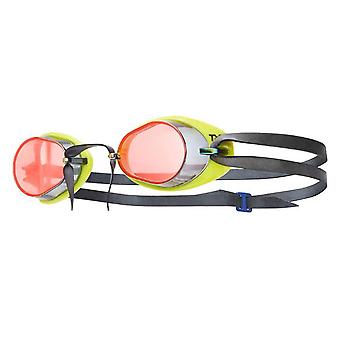 TYR Socket Rocket 2.0 Mirrored Goggles - Red/ Yellow - Unisex