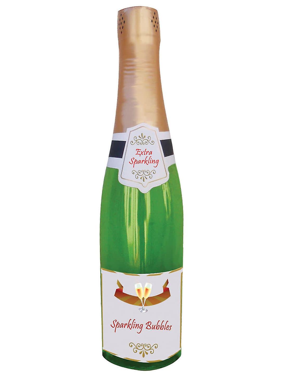 Bottle of inflatable champagne 76 cm