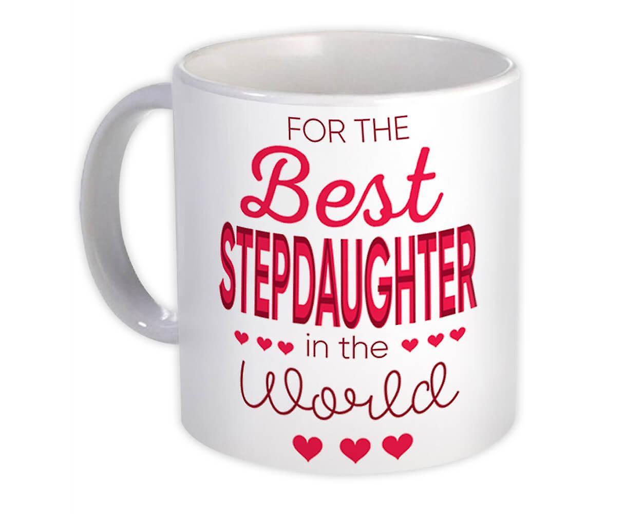Presentmugg: För världens bästa styvdotter