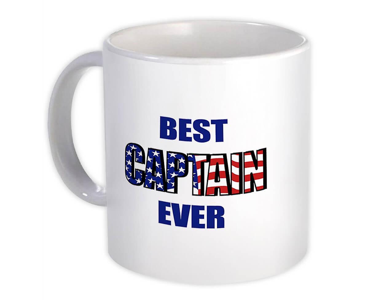 Gift Mug: Best CAPTAIN Ever USA