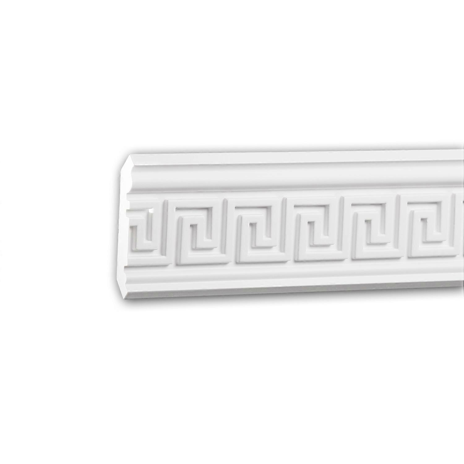 e-Delux GmbH 1 x Corniche 150207F Profhome blanc Polyuréthane prétraité léger, solide, indéformable