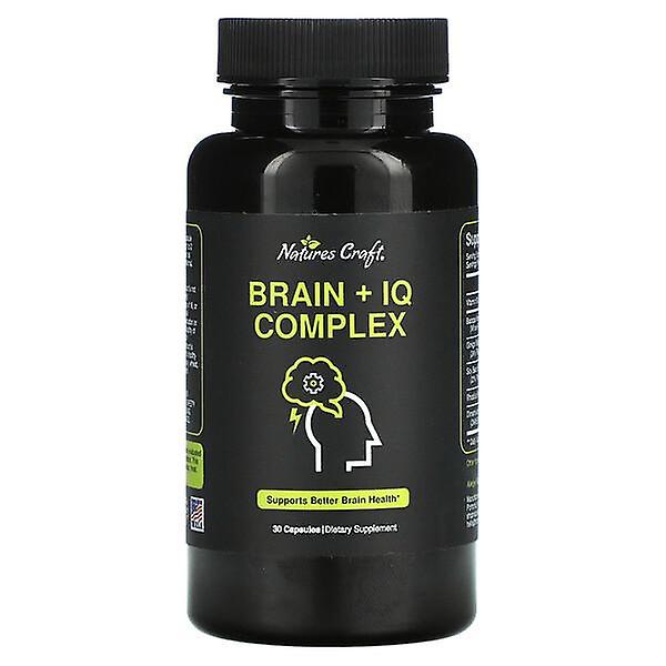 Natures Craft, Brain + IQ Complex, 30 Capsules