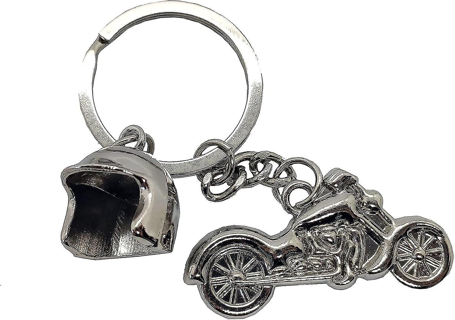Motorcycle keychain, stylish and creative metal motorcycle