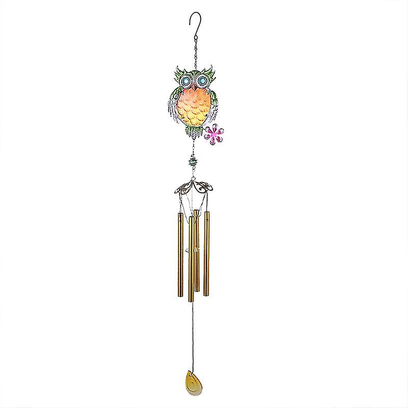 1pcs Owl Metal Wind Chimes Pipe