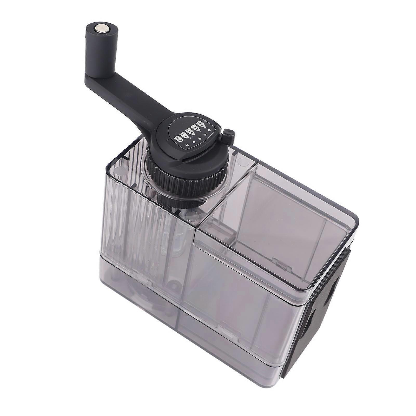 Manual Pencil Sharpener Adjustable with Automatic Cutting System Adjustable Point Pencil Sharpener for Colored Pencils A-B