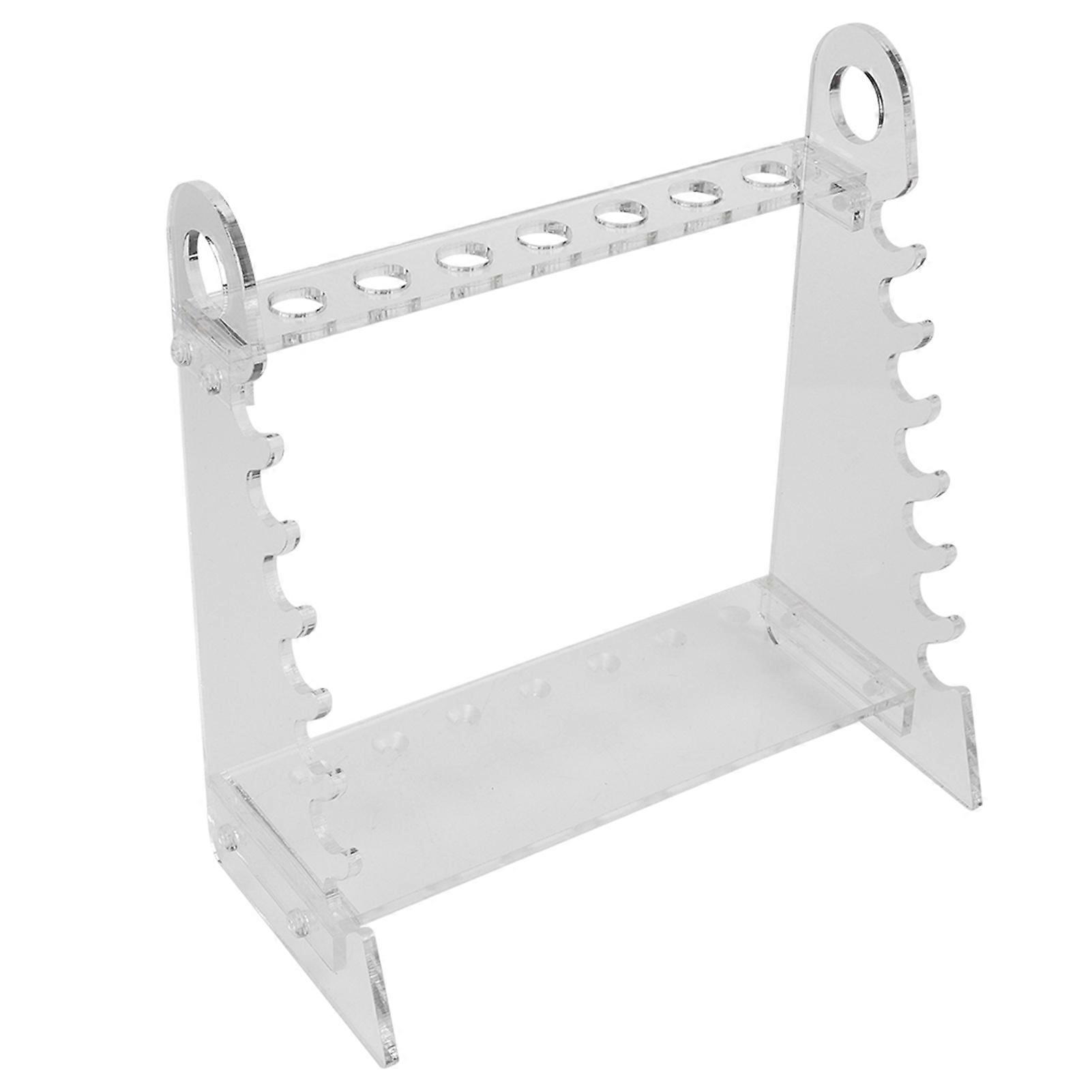 حامل دعم ماصة شبه منحرف زجاجي عضوي 1.5 سم رف ماصة بقطر الثقب