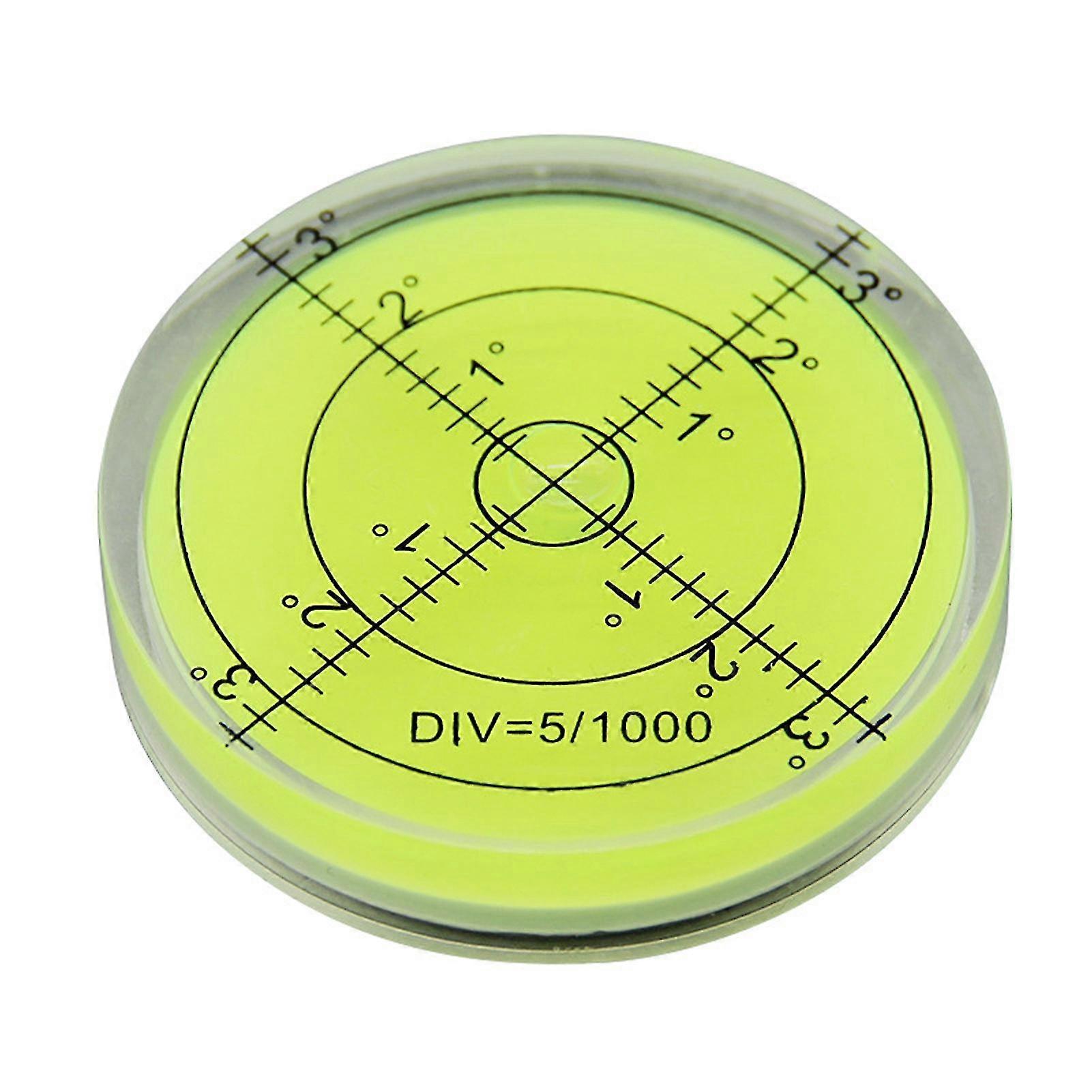 Level Bubble High Precision Convenient Clear Scale Acrylic Golf Ball Marker Round Bubble Level