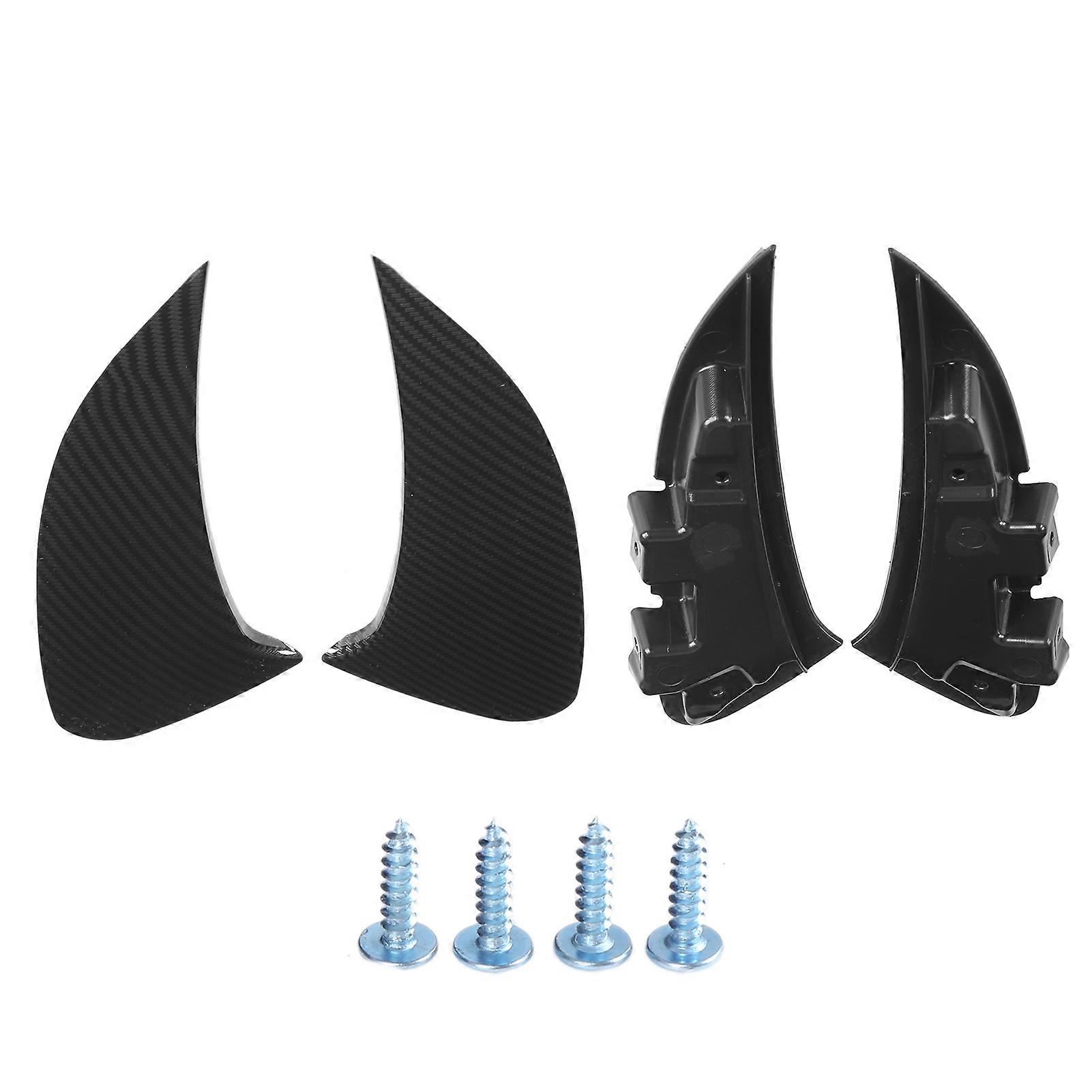 2PCS Rear Bumper Air Vent Cover Carbon Fiber Style Replacement for Mercedes Benz CLA C118 CLA35 CLA45 AMG 20202021 E2U911
