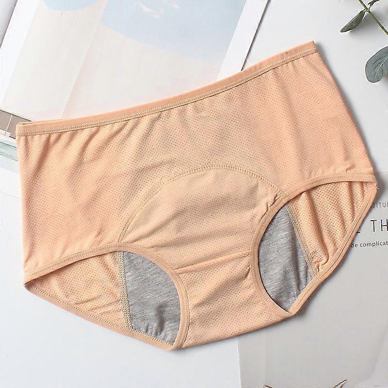 6XL Menstruation Menstruation Trusser Lækagesikker Undertøj Kvinder Menstruation Trusser Sømløs Høj Talje Trusser Plus Size Mode