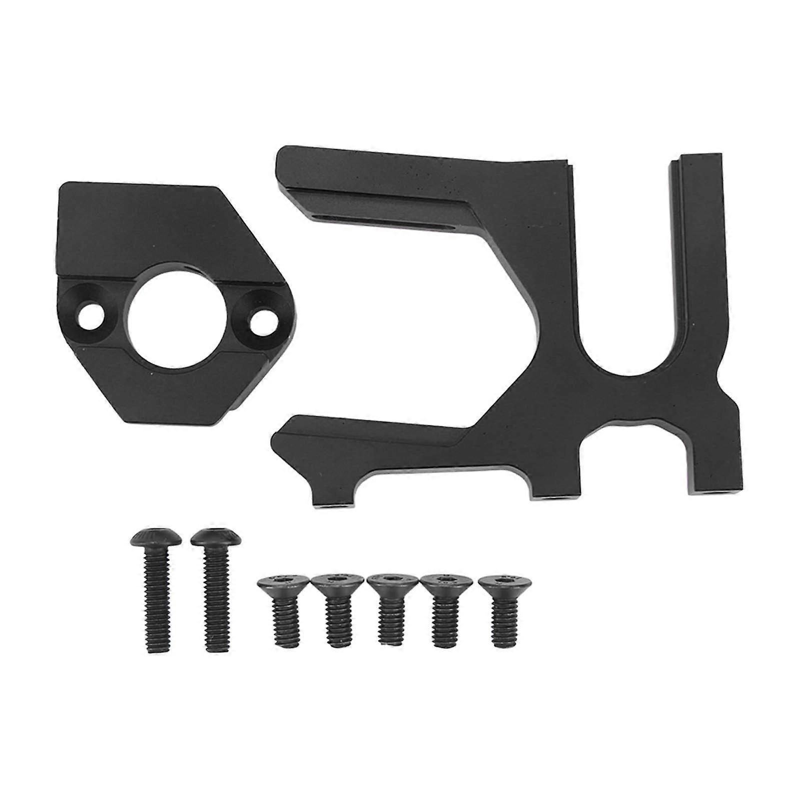 Rcモーターマウント高硬度アルミニウム合金CNC加工RcモーターマウントベースArrma 1/7 1/8シリーズRc車用ブラック