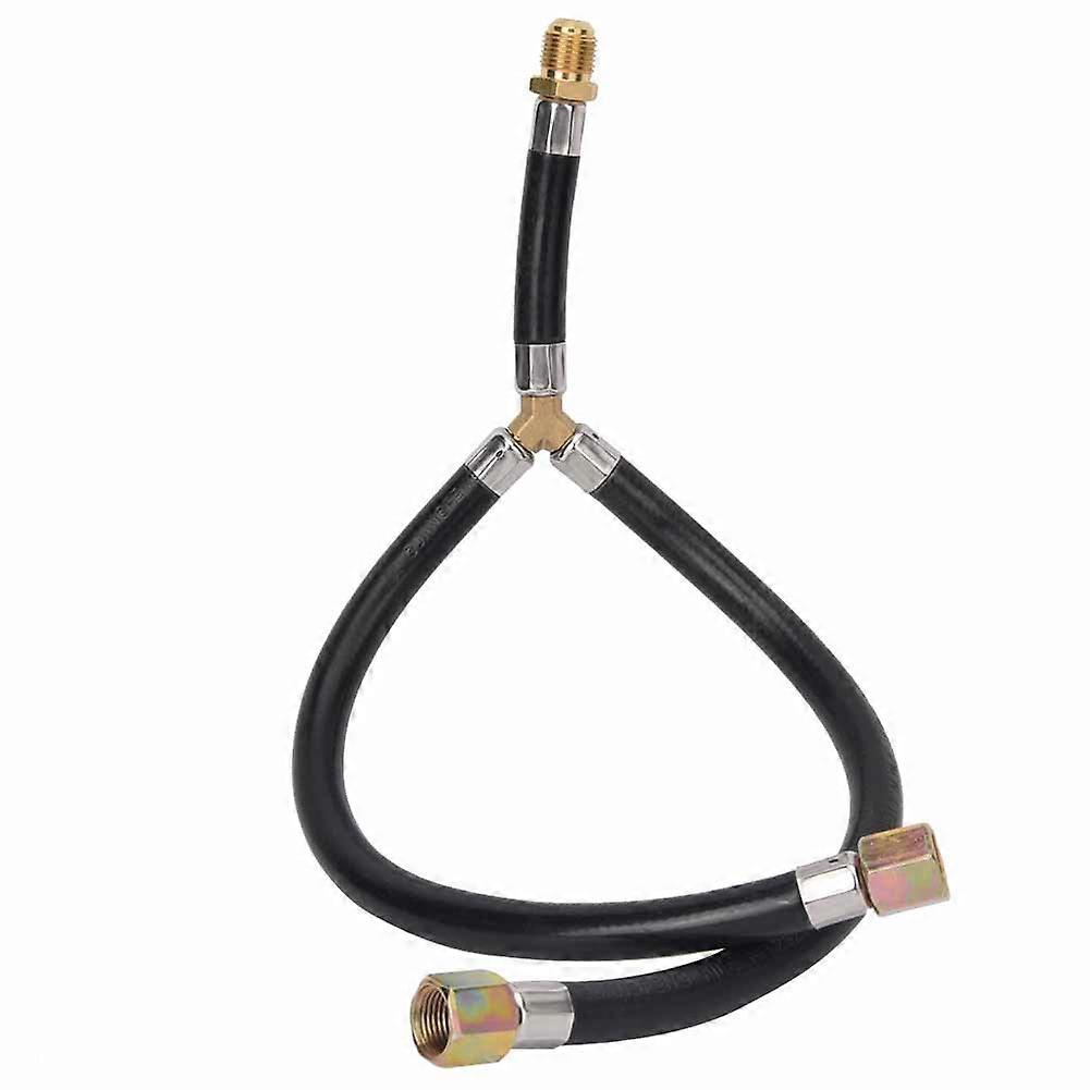 Y-Type Splitter Gas Hose Adapter 5/8"-18UNF Connector for BBQ Barbecue Stove