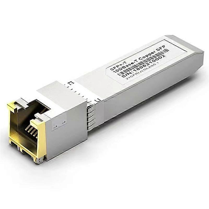 SFP-10G- Compatible Transceiver, 10G SFP+ RJ-45 1.25/2.5/5/10G-T CAT.6A Copper Transceiver