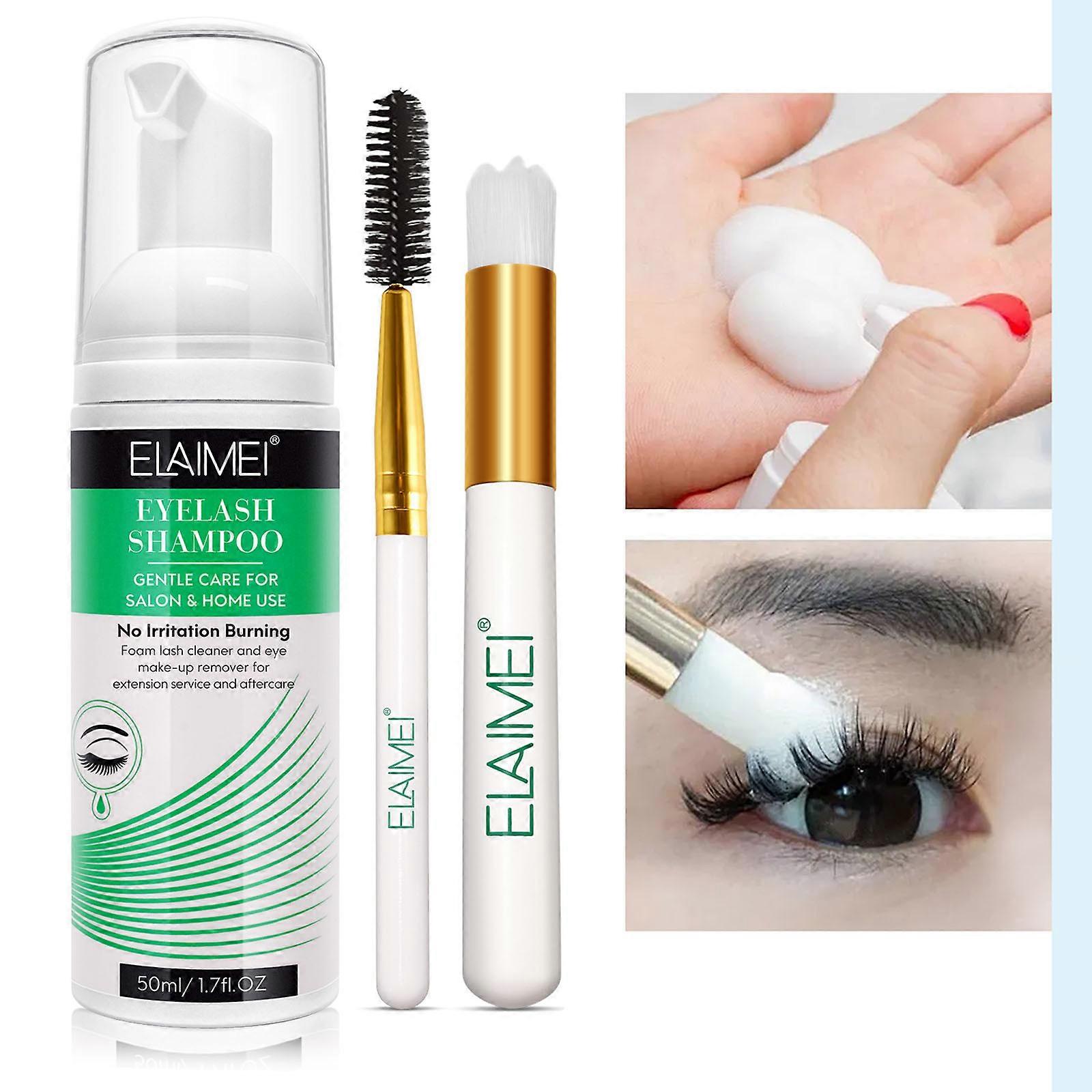 Eyelash Shampoo,Gently Clean Eyelashes,Maintain And Moisturize Eyelashes,Mild And Non Irritating To Skin And Eyelashes 50ml