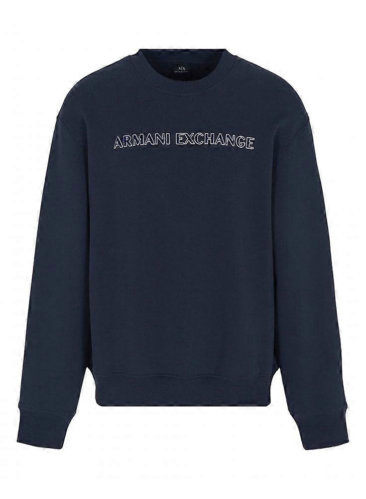 Men's Armani Exchange Logo Sweatshirt Navy
