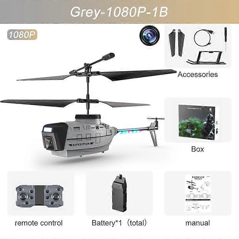 2023 New KY202 RC Mini Helicopter Drone 4K Dual Camera Obstacle Avoidance Air Gesture Intelligent Hover LED Light Toys Gift Boys Robotic Toys