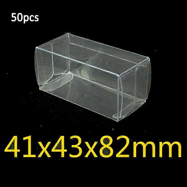 20/25/50pcs 41*43*82mm Tool Organization PVC Protector Boxes 1:64 Toys Car Toy Box Case Display Box Home Office Storage