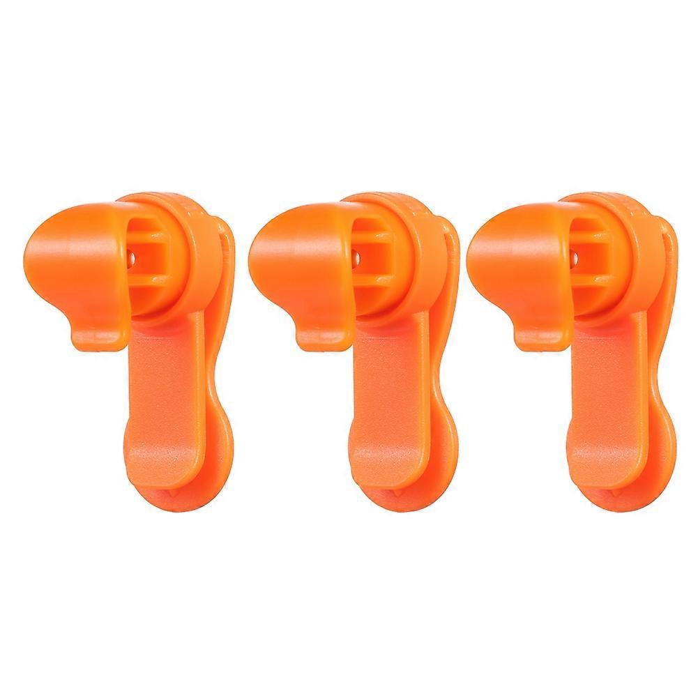 مجموعة مشبك المغناطيس دراجة في الهواء الطلق ركوب الدراجات كيس ماء القش قفل التلقائي كليب برتقالي