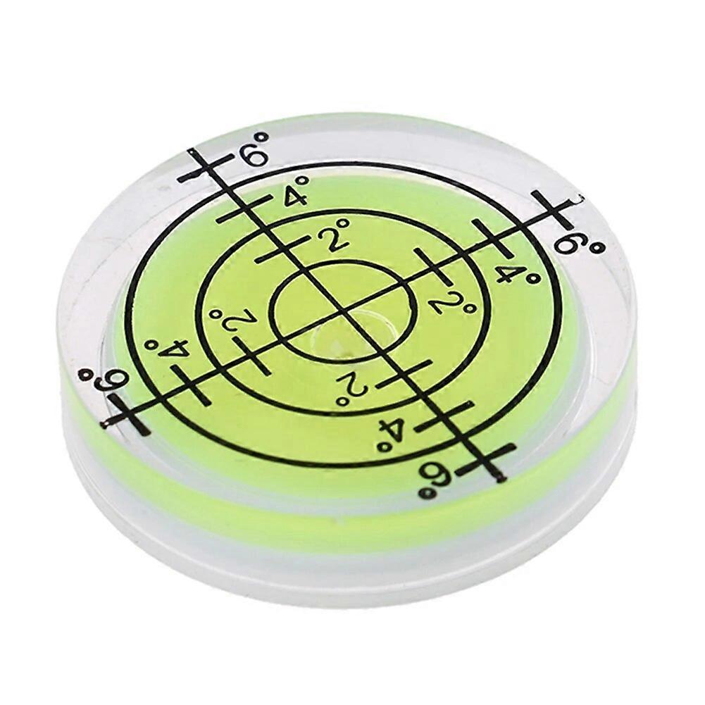 Spirit Level Bubble Level 2Pcs 32mm Degree Mark Highly Translucent Measuring Meter Measuring Tool Round Circular