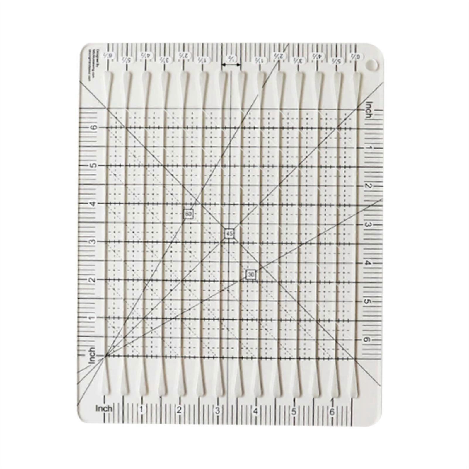Quilt Cutting Ruler Acrylic DIY Crafts Patchwork Sewing Template 6/12inch