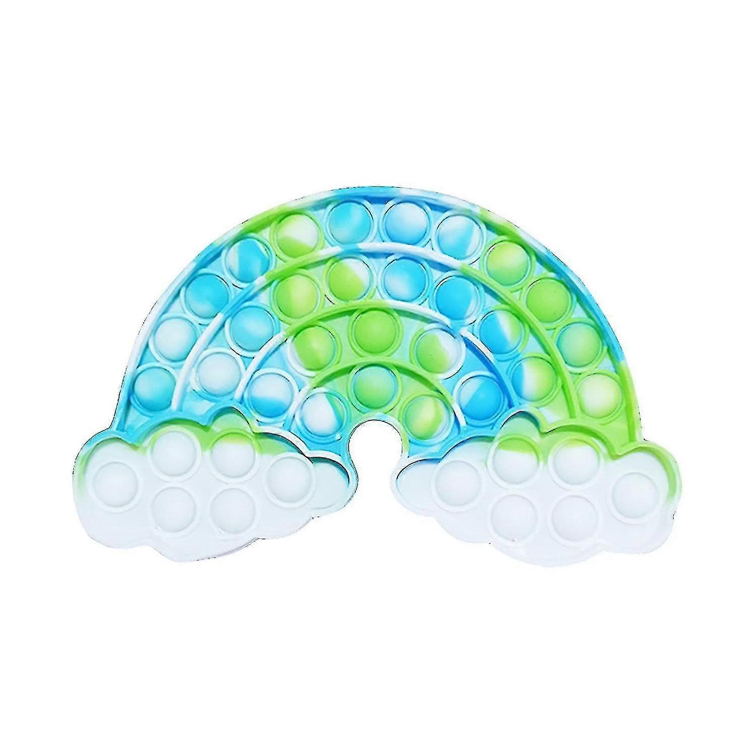 Blue Rainbow Shape Anti-stress Bubble Toy