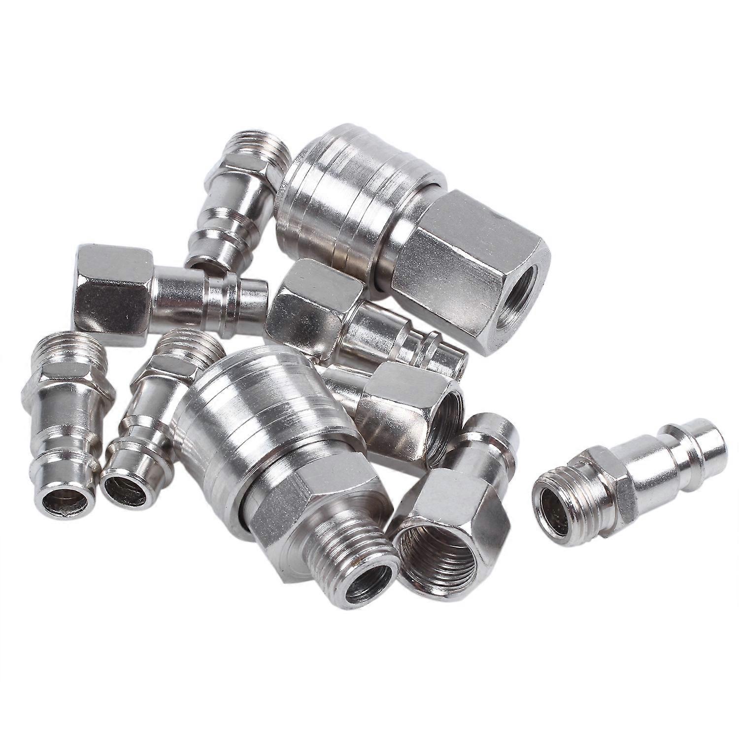 10pcs European Form coupling quick connector coupler quick coupler pneumatic fitting compressor pump system Pneumatic coupling