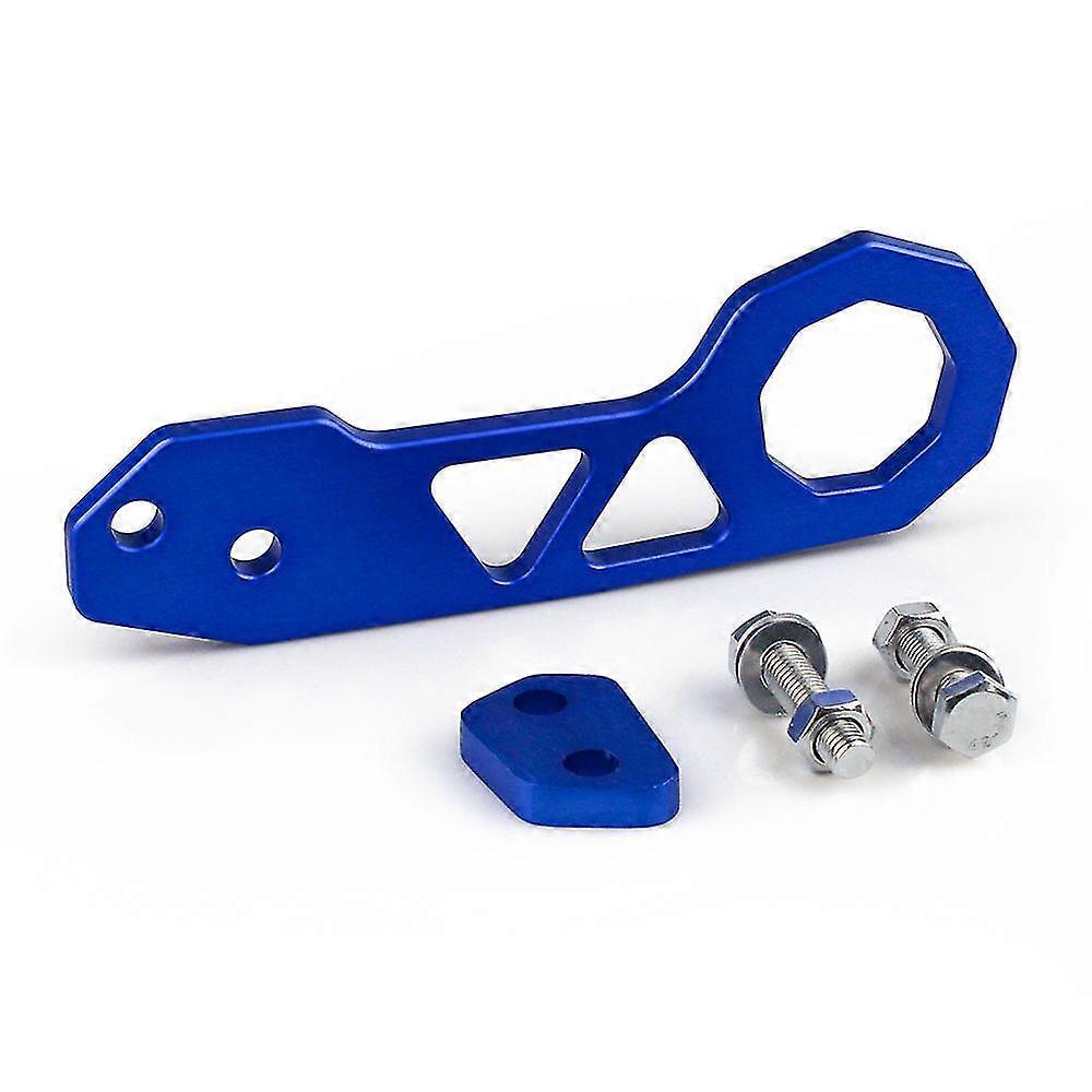 Rear Trailer Towing Hitch Car Towing Ring Aluminium Racing Tow Hook Blue