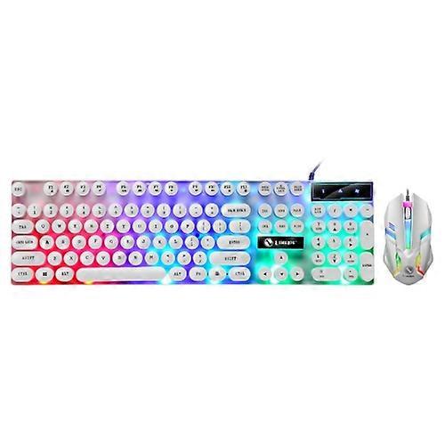 TX300 Mechanical Feel Backlight Punk Wired Keyboard Mouse Set