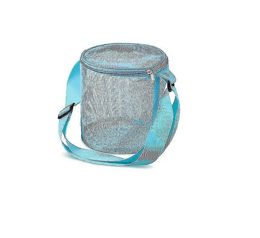 New Children's Mesh Shell Storage Bag Beach Three-dimensional Round Sand Bu