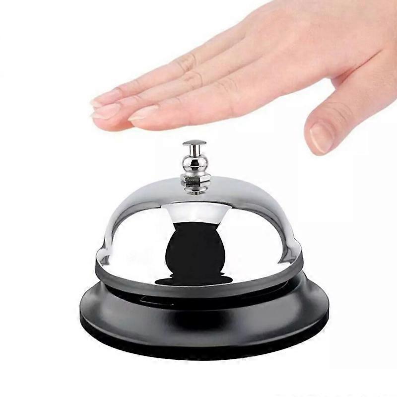 Service Bell Order Bell Customer Service Desk Call Bell Counter Large Bank Clinic Office Metal Stainless Steel Ring
