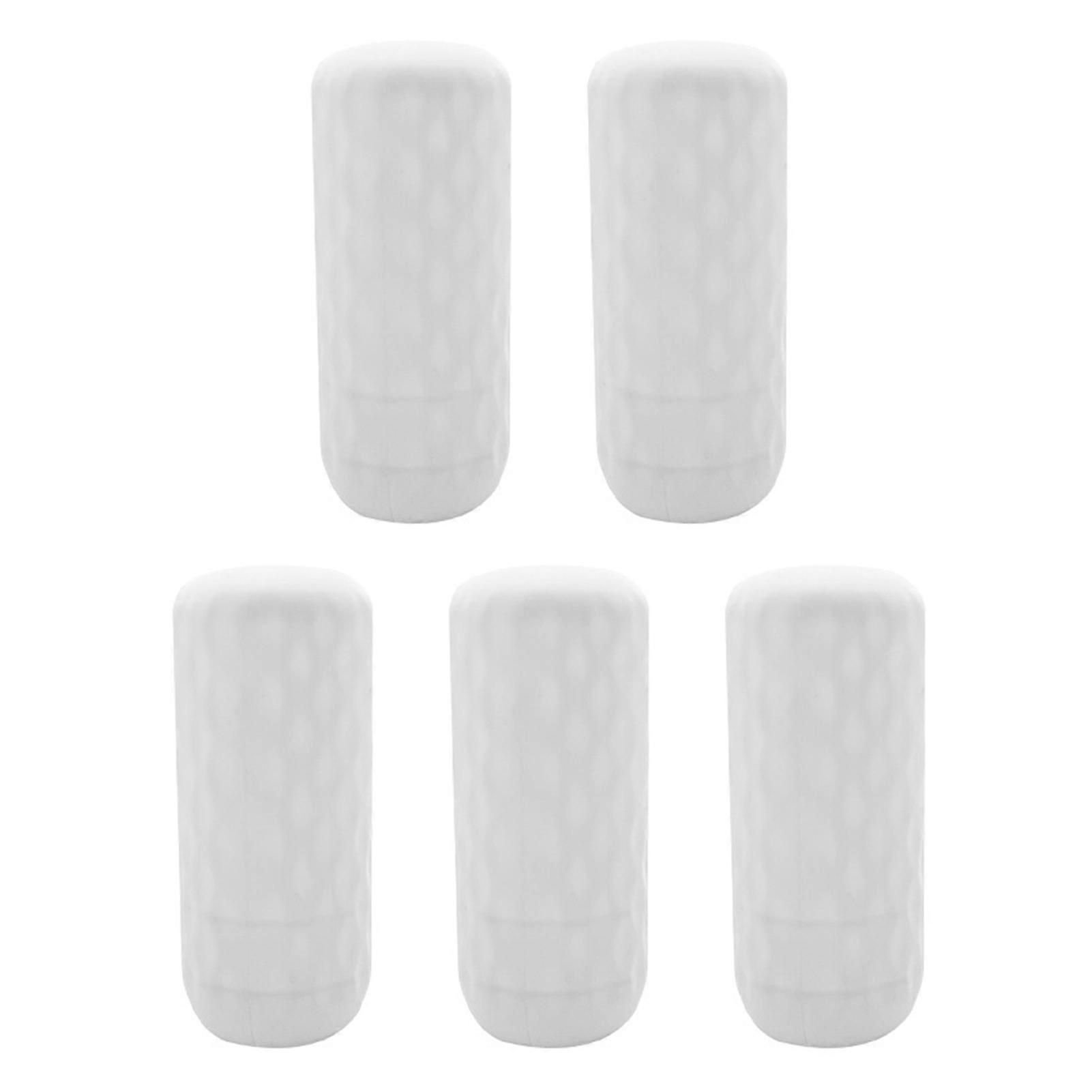 5Pcs Bottle Cover Reusable Stretchable Silicone Bottle Protector Leak-proof Bottle Holder for Travel Essentials
