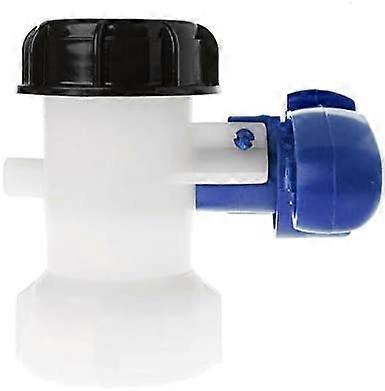 Spare butterfly valve for IBC tank up to 1000 L or cistern, with adapter for DN50 flange (75 mm, polypropylene)