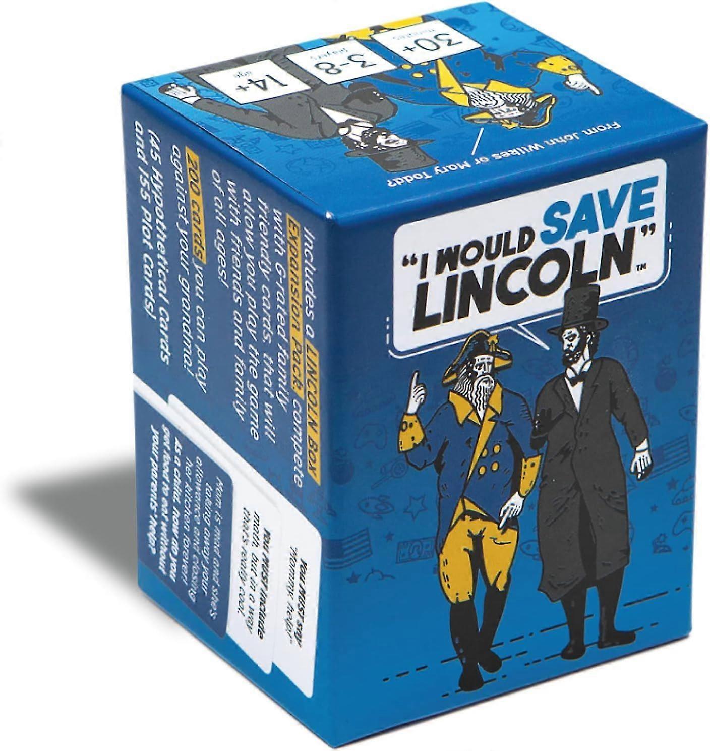I Would Save Lincoln Card Game