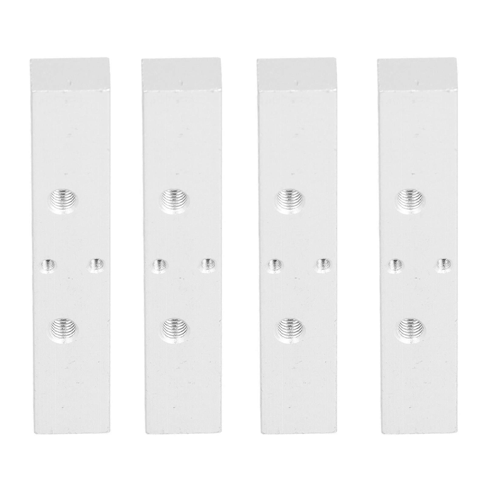 4Pcs μπλοκ θερμότητας αλουμινίου 2-ακροφύσια Throat σταθερό κάθισμα 3D εξαρτήματα εκτυπωτή για Makerbot MK8