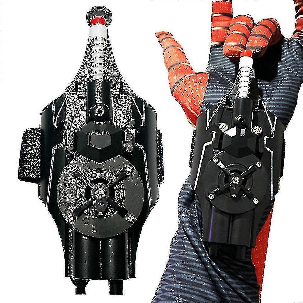 Spider Web Shooters For Kids, Spiderman Web Launcher String Shooters Toy, Cool Stuff Fun Toys For Superhero Role-play, Real Rope