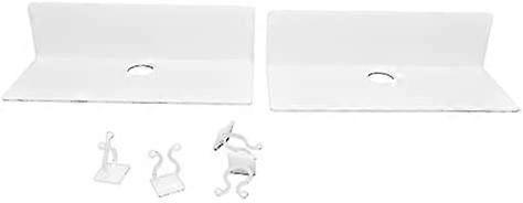 Display Shelf Perforation Free Durable Acrylic Wall Mount Rack High Strength For Clock For Speaker For Office For Home